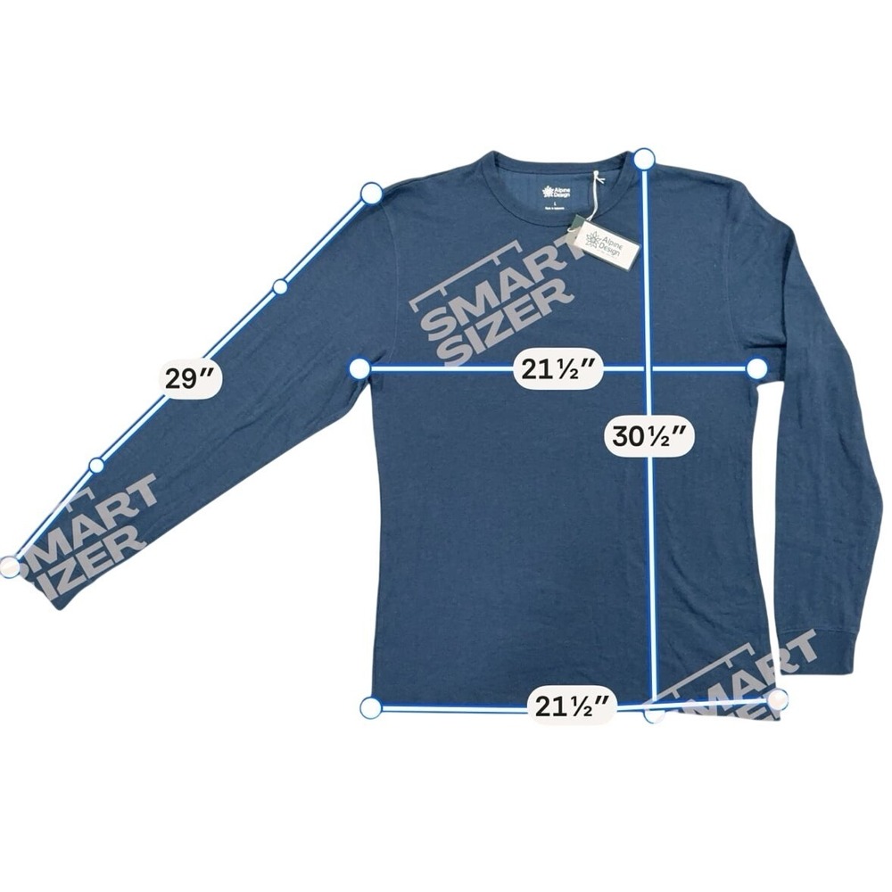 Alpine Design Duofold Crew Men's Large - Picture 2 of 7